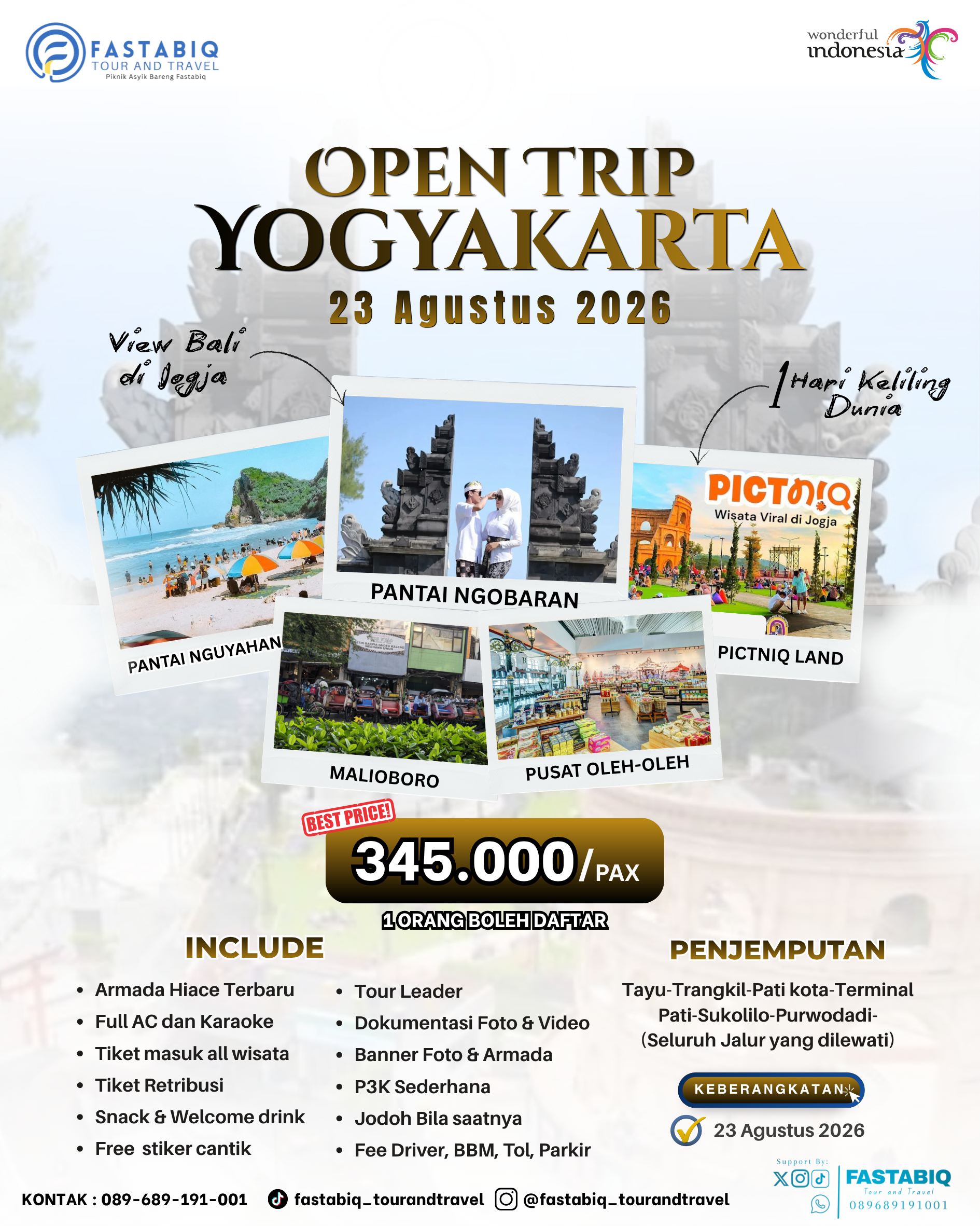 OPEN TRIP JOGJAKARTA